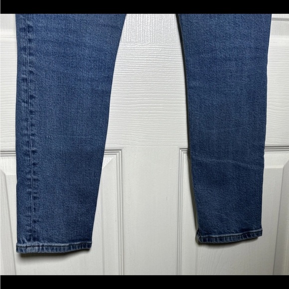 Reformation Jeans Women’s 27 Mid Rise Skinny Destin Medium Wash Distressed 27x27 - Picture 10 of 14